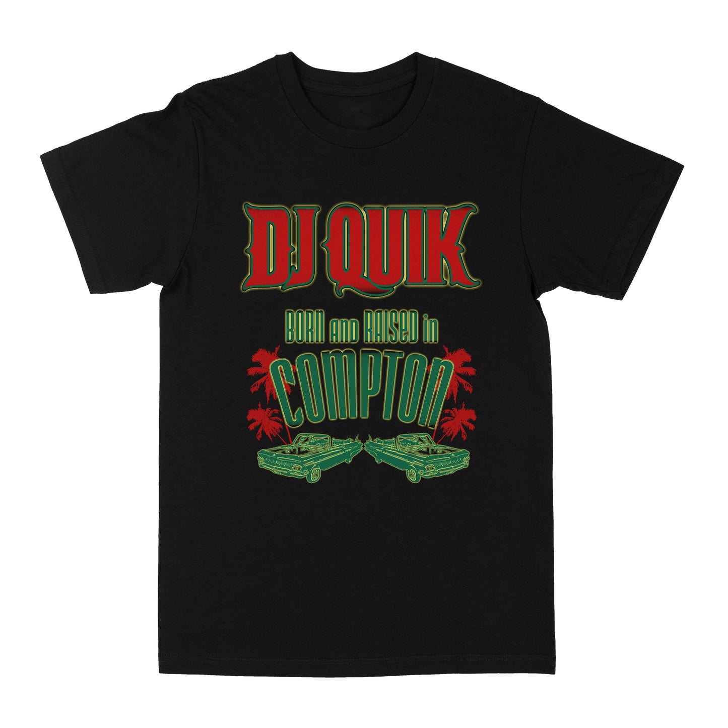 DJ Quik "Born N Raised" Tee Black,