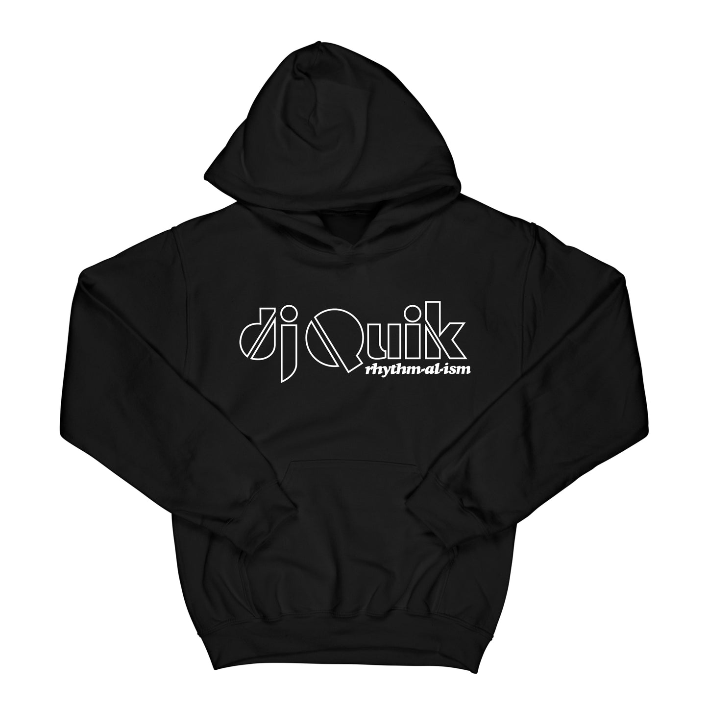 DJ Quik "Rythm-al-ism" Hoodie Black.
