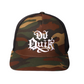 DJ Quik Embroidered Logo "Camo/Black" Trucker Hat