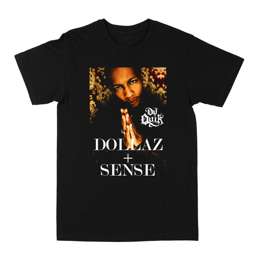 DJ Quik "Dollaz + Sense" Tee Black,