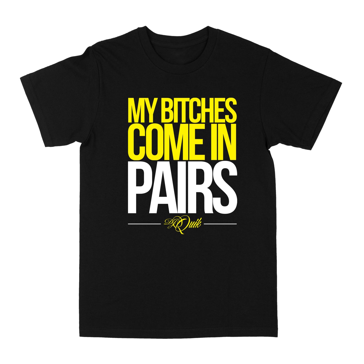 DJ Quik "Pairs" Tee Black,