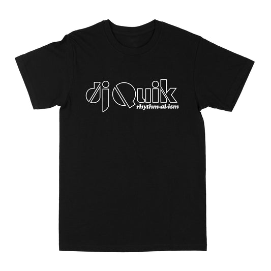 DJ Quik "Rythm-al-ism" Tee Black.