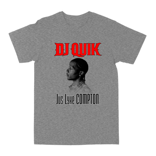 DJ Quik "Jus Lyke COMPTON" Tee Heather Grey